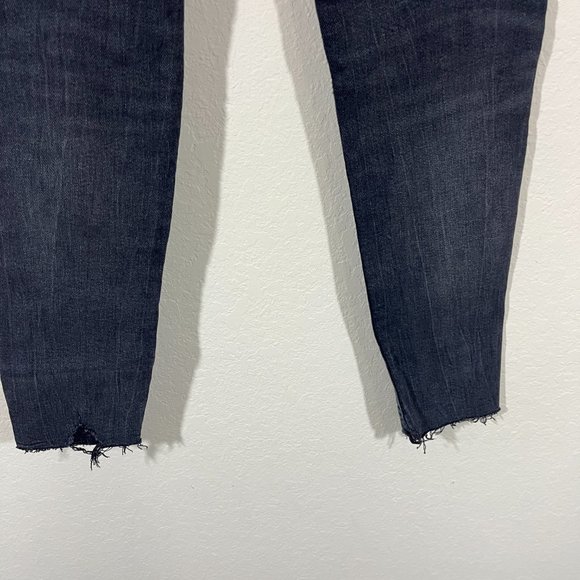 NWOT American Eagle Women's High Rise Distressed Black Jeans Size 6 - Picture 8 of 12